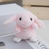 Charming Pink Bunny Plush Doll Endearing Longeared Rabbit Ideal For Birthdays