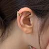ANENJERY French Retro Romantic Crown Shaped Clip Earrings for Women New Style Trendy Jewelry Wedding Party Jewelry Accessory