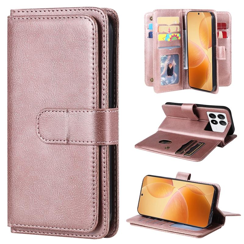 For Oppo Realme C67 4G Zipper Style Wallet Phone case Bag, for Moto G84/G54/G14 Stand PU Case with Card Pockets