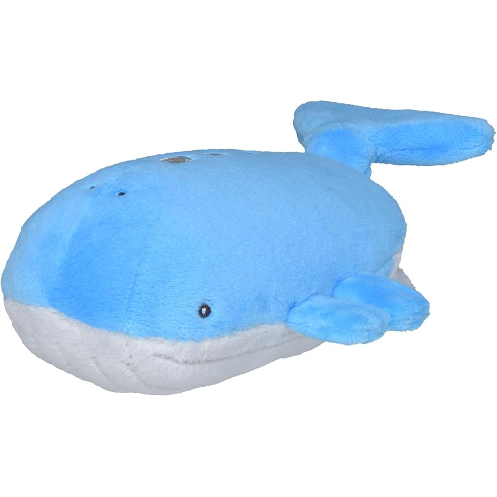 Pokmon Center Original Pokmon Fit Whalewhale Plush Toy 6.5x12x17.5 cm