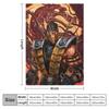 Scorpion Mortal Kombat Throw Blanket Soft Big Blanket fluffy blanket Sofas Polar blanket