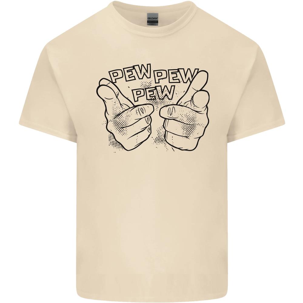 26 Pew Pew Pew Hands Funny Lightsaber Sci-Fi Mens Cotton T-Shirt Tee Top Unisex T-Shirt XXXXL