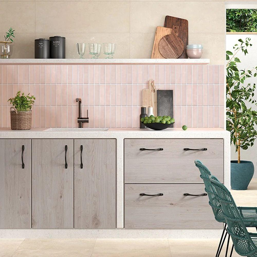 3D Tile Wall Stickers Kitchen Cabinet Renovation Sticker  for Kitchens Bathrooms and Tiled Walls