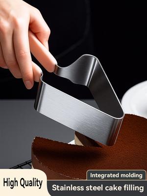 Cake Slicer Cutter Triangular Separator Adjustable Stainless Steel Device Mold Cake Clip DIY Decorating Bakeware Kitchen Bakery