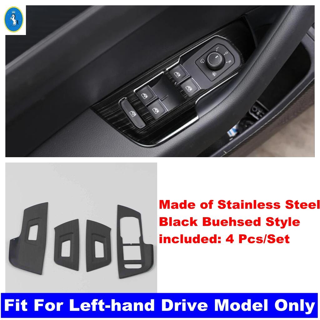 Für Volkswagen Passat B8 2016 - Auto Innen Tür Armlehne Fensterheber Bedienknopf Schalter Panel Abdeckung Zierleiste Zubehör