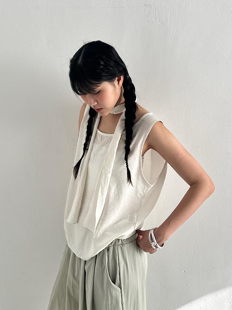 APOEM Muse Tie Blouse (2C)