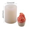 Cupcake Shape Silicone Mold Wax Melt Polymer Aromatherapy Making Handmade Cupcake Jelly Mould Decorating Supplies