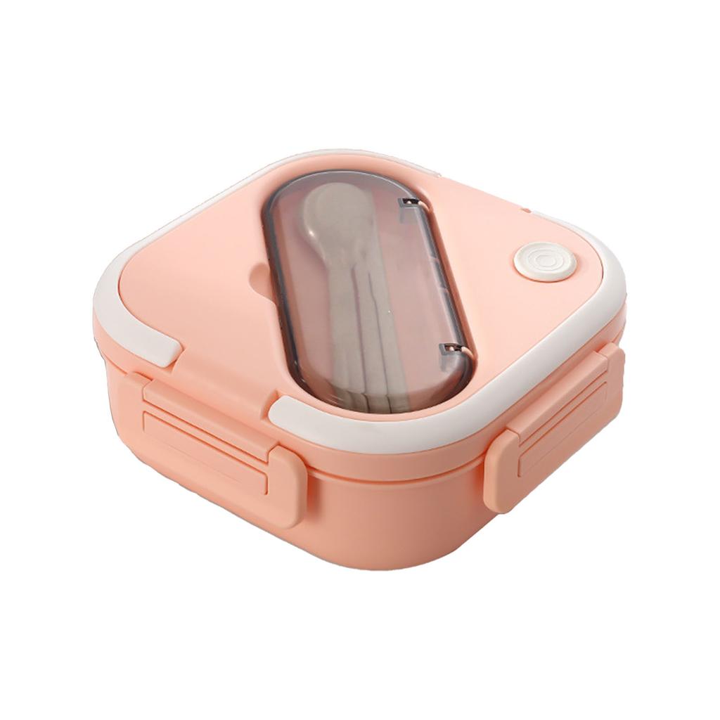 1 Stück isolierte Bento-Box mit Fächern, auslaufsichere Kunststoff-Lunchbox für Schule, Arbeit, mikrowellengeeignet, leicht zu reinigendes Material