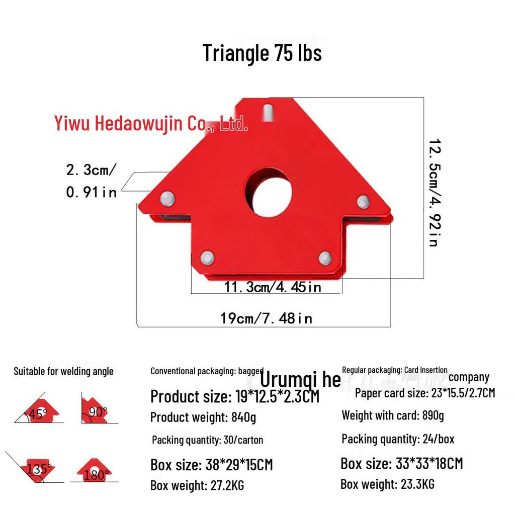 6-Piece Magnetic Welding Positioner Set