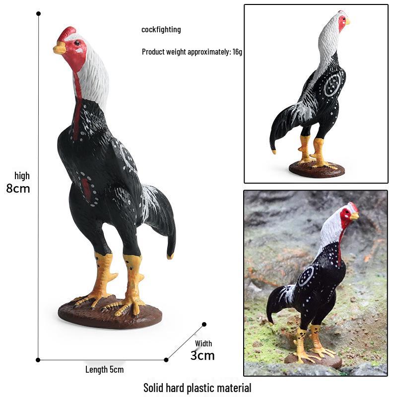 Wild Safari Animal Figurines: Giraffe, Elephant, Rhinoceros, Brown Bear, Tiger, Lion, Leopard, Hippopotamus - Solid Cognitive Toys