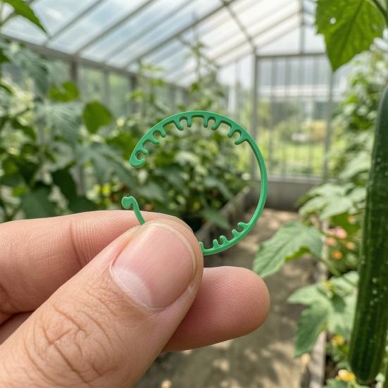 Adjustable Plant Fixing Buckles Reusable Plant Fixing Clips Plastic Plant Vine Clips Stem Support
