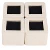 4Pcs/Set Ceramic Simulated Plastic Home Furniture Leg Risers for Table Desk Bed Sofa Wardrobe