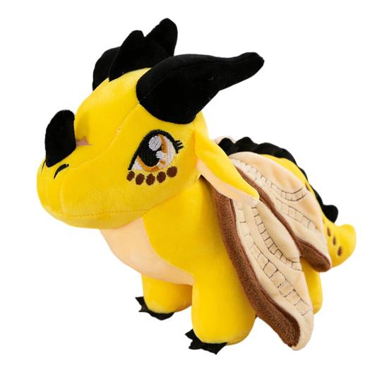 Huaqianguhh Flying Dragon Plush Toy, Soft Winged Stuffed Animal for Room Decor, Huggable Unique Gift Kids Adults