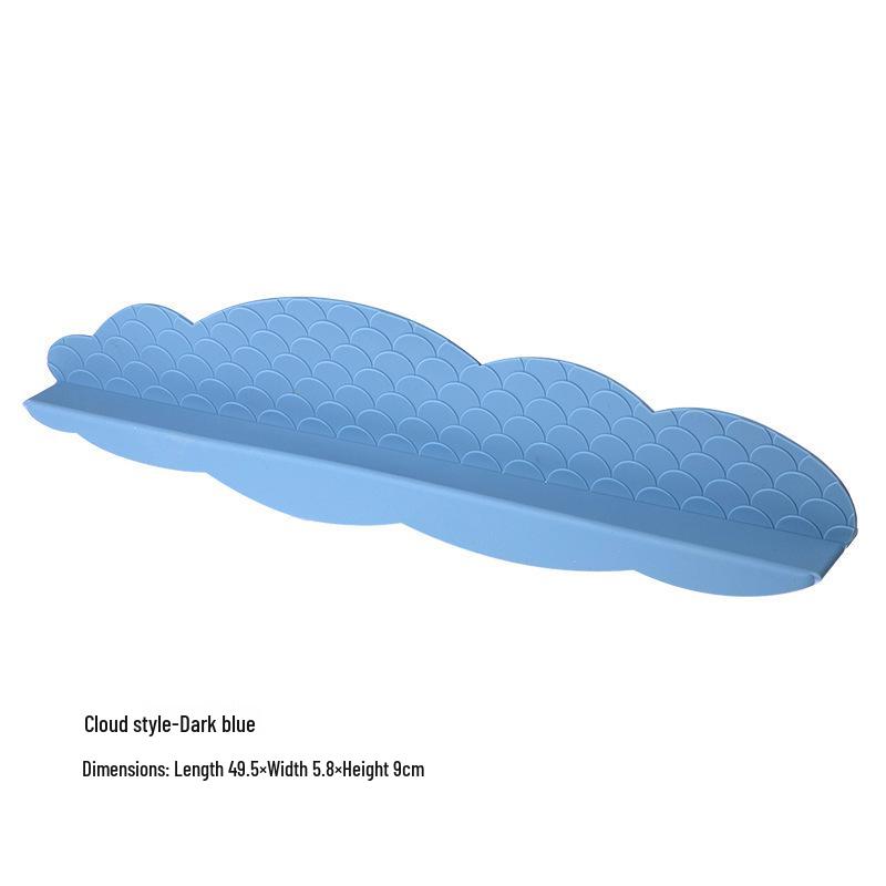 Korean Silicone Sink Splash Guard - Anti-Splash Strip with Suction Cup for Kitchen Countertops