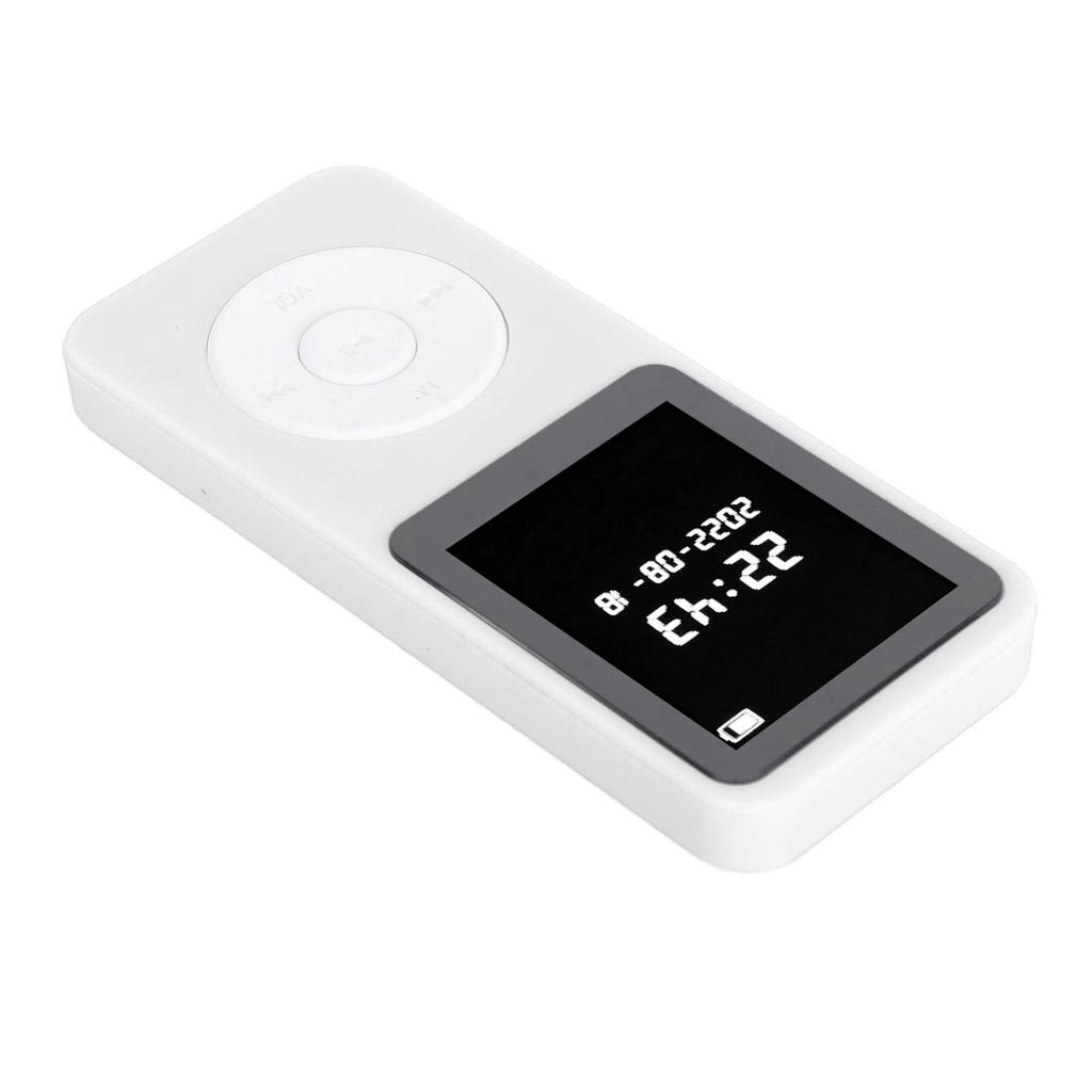 MP3 Player Bluetooth 5.0 1.77in LCD Screen Built in HD Speaker Portable HiFi Music Player with FM Radio Recorder Alarm