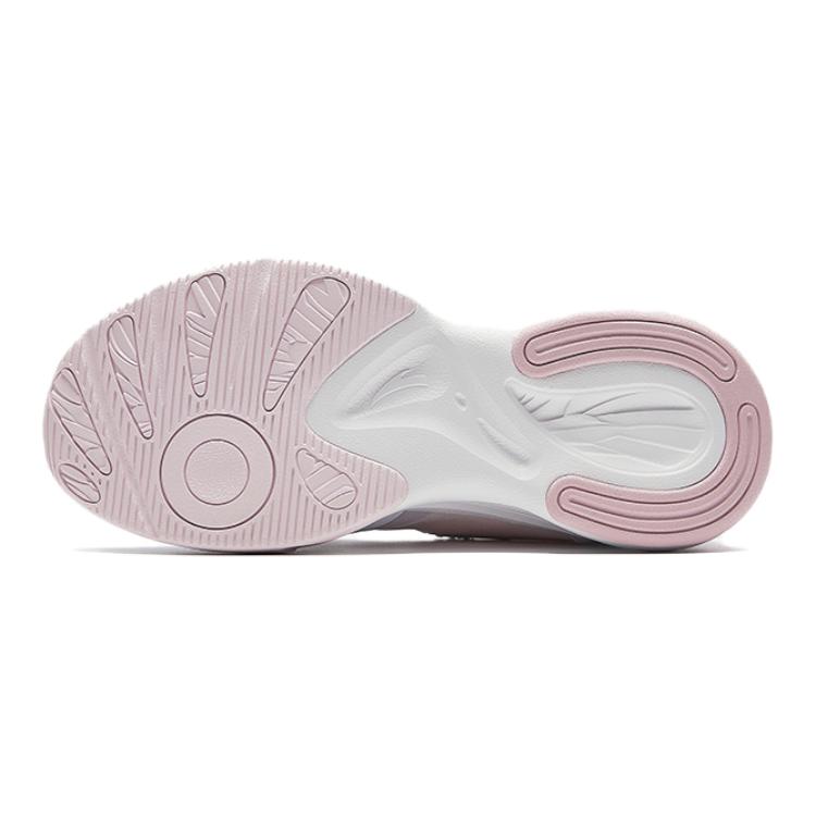 Anta Kids Sports Comfortable Non-Slip Breathable Low-Top Running Shoes Kids Sneaker Pink White 322435501-1