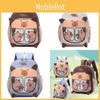 Capybara Themed Children Backpack Breathable Lightweight Cute Schoolbag Cartoon