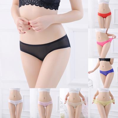 Dámske sexy čipkované nohavičky Lingerie Sieťovaná spodná bielizeň