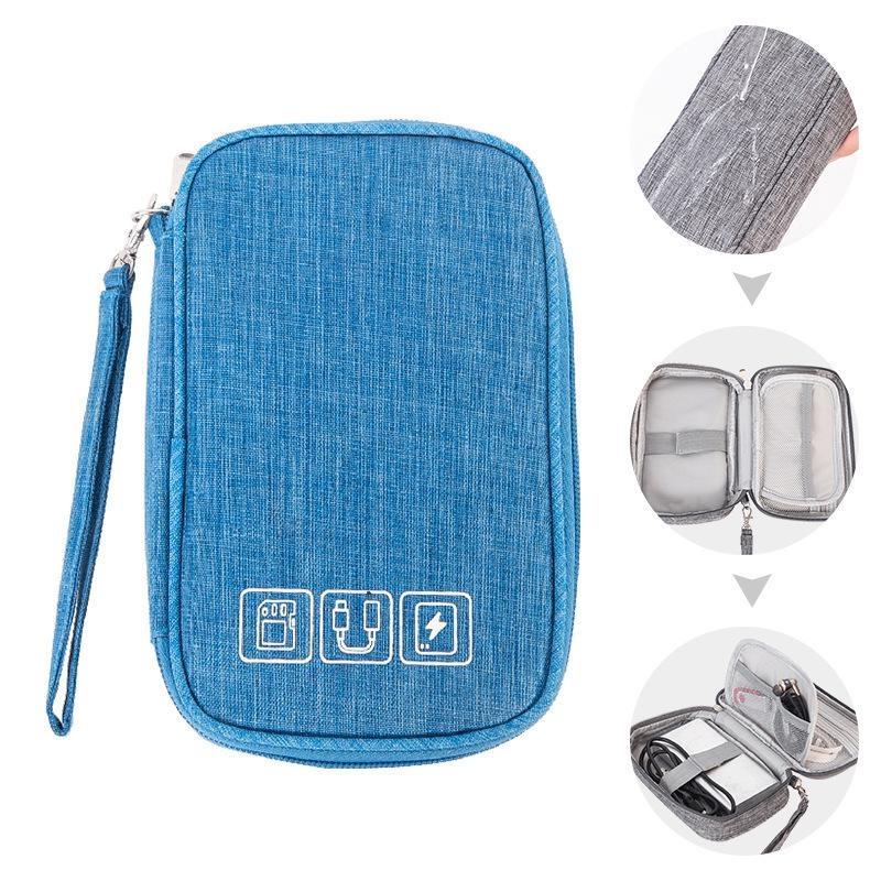 Digital Storage Bag Data Cable Storage Bag Multifunctional Travel Storage Bag Headphone Bag