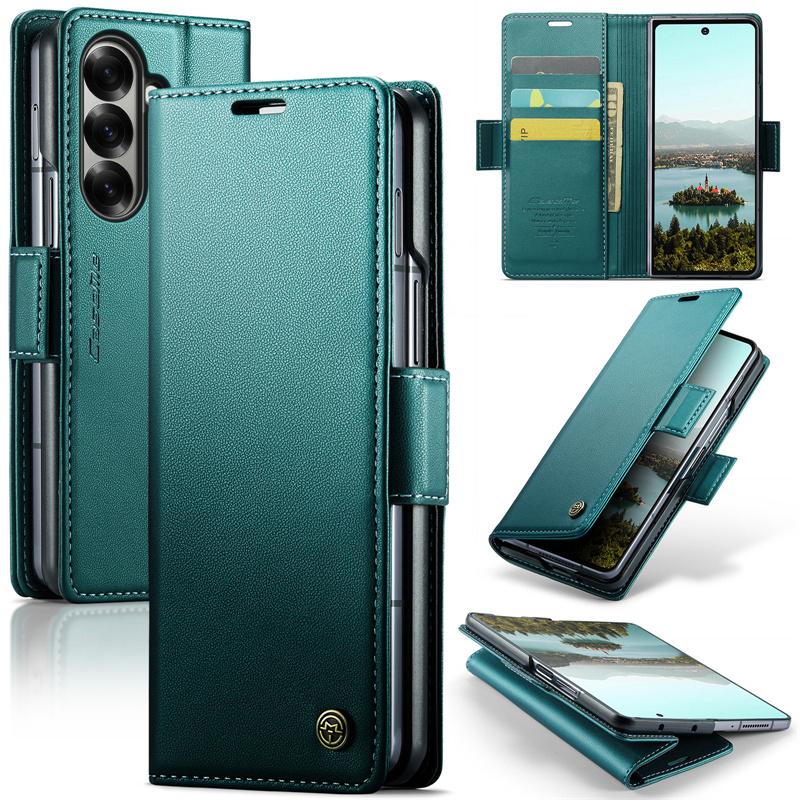 

Magnetic Flip Wallet Cards Leather Magsafe Phone Case for Samsung Galaxy Z Fold 7 6 5 Z Fold7 5G Fold6 Fold5 Back Cover Book Retro Fashion Cases Coque Samsung Z Fold 5 5G