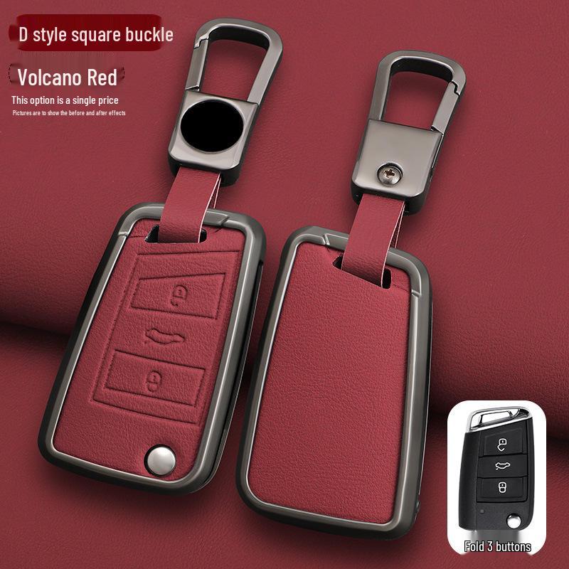 Volkswagen Key Cover Set for Lamando, Tiguan L, Golf 7, Tayron, T-Roc, Tharu, Teramont, Lavida, and Sagitar