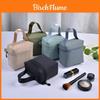 Borsa da Trucco Impermeabile Portatile in Nylon con Manico per Viaggio e Conservazione a Casa