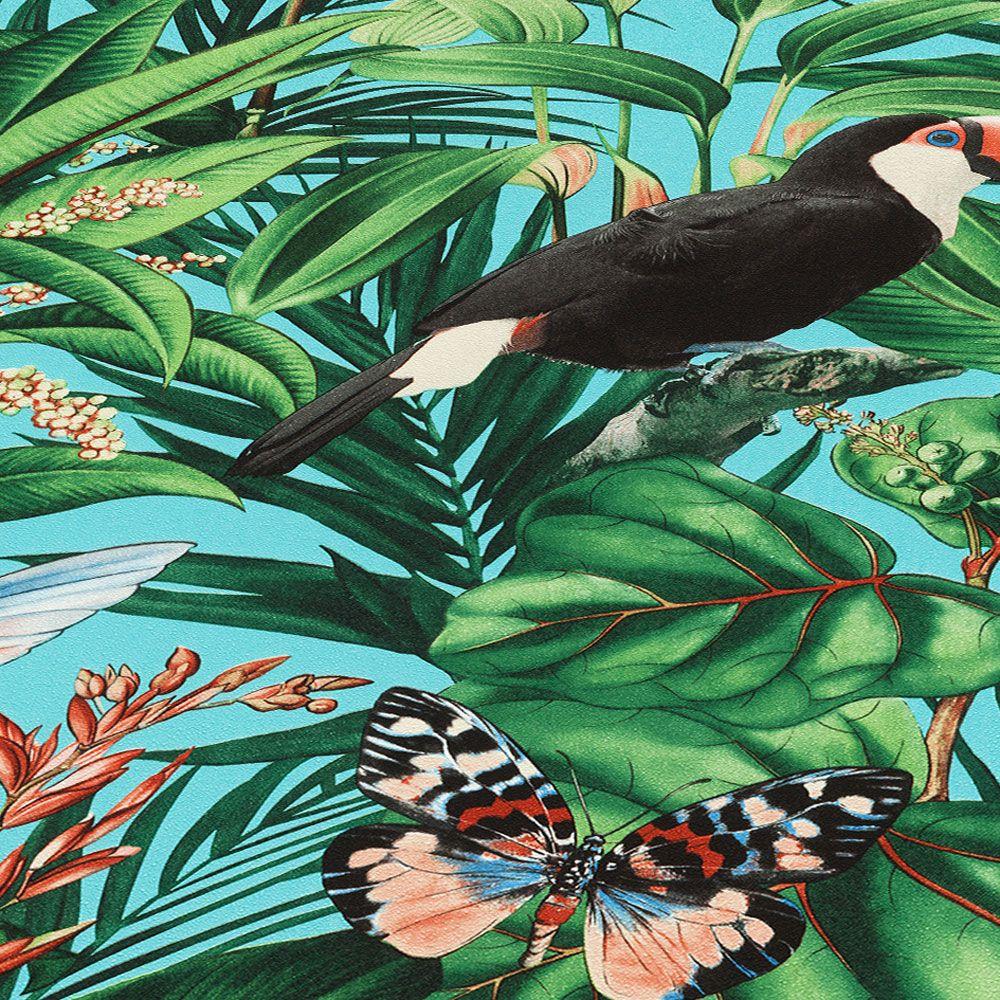 Erismann Paradisio 2 Jungle Birds Textured Wallpaper