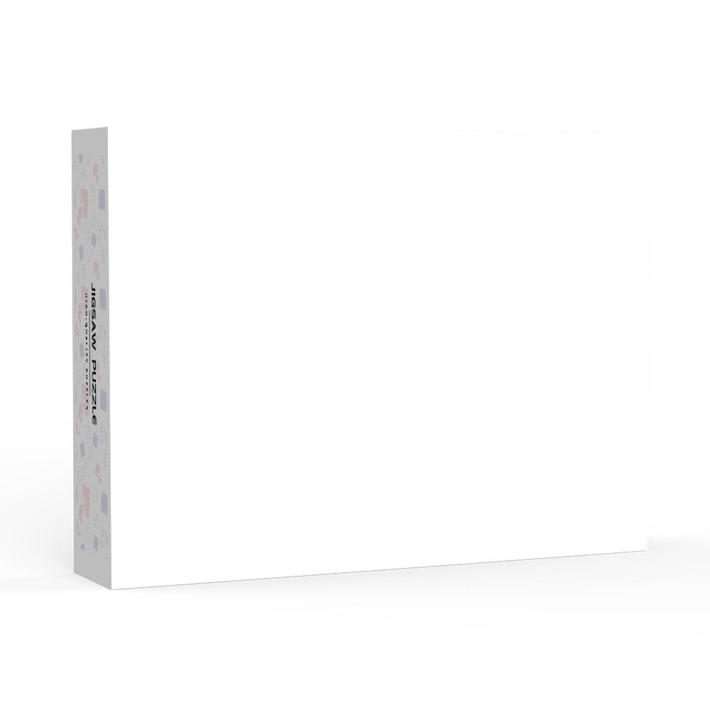 "White Card Mini 1000-Piece Kanagawa Great Wave Jigsaw Puzzle - Tight Fit, No Loose Pieces"