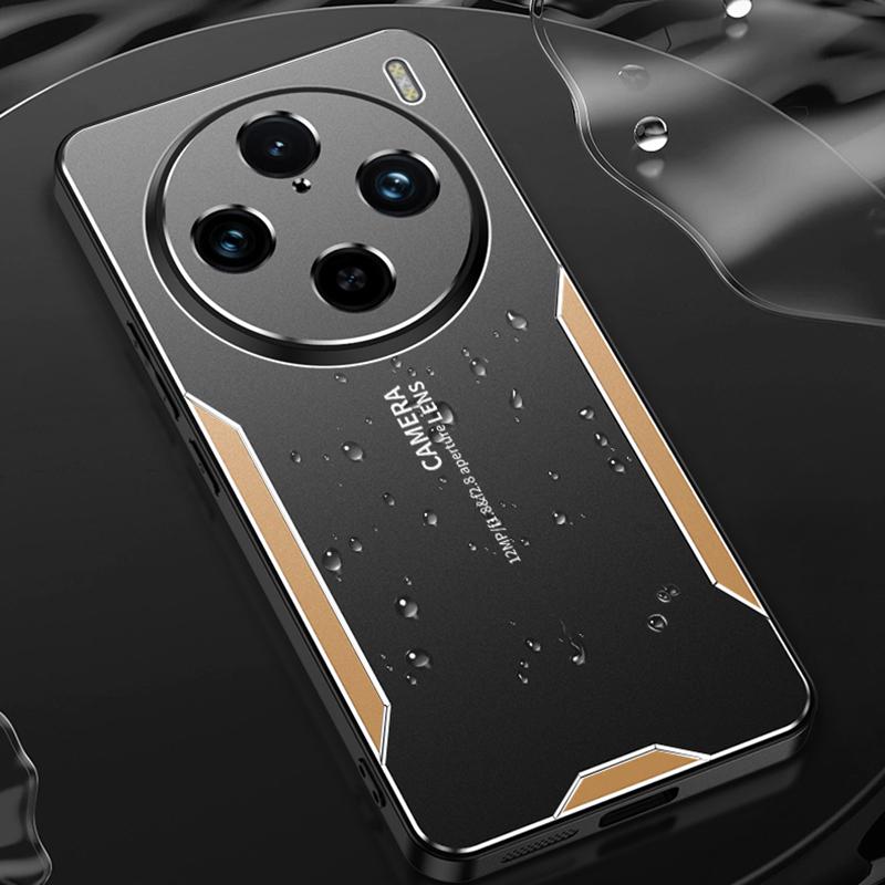 For Vivo X100 Pro 5G Hard Aluminum Alloy Cell Phone Case Dustproof Phone Cover