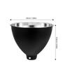 Reptile Heat Lamp Shade Iron Reflector Dome Lampshade Insulated for Reptile Box Lizard Snake Turtle