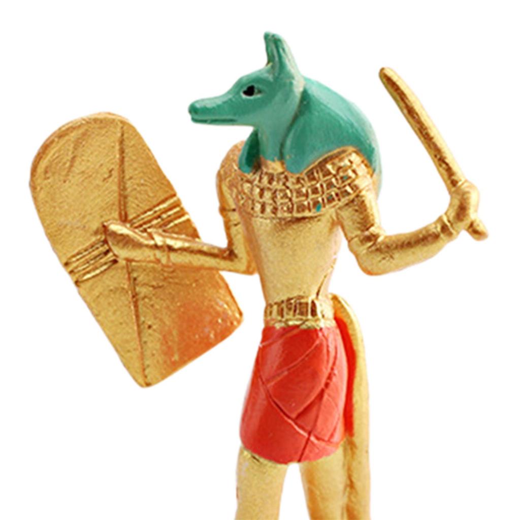 12 Pieces Ancient Egypt Toys Egyptian Statues Figure Interactive Pyramid Mummy for