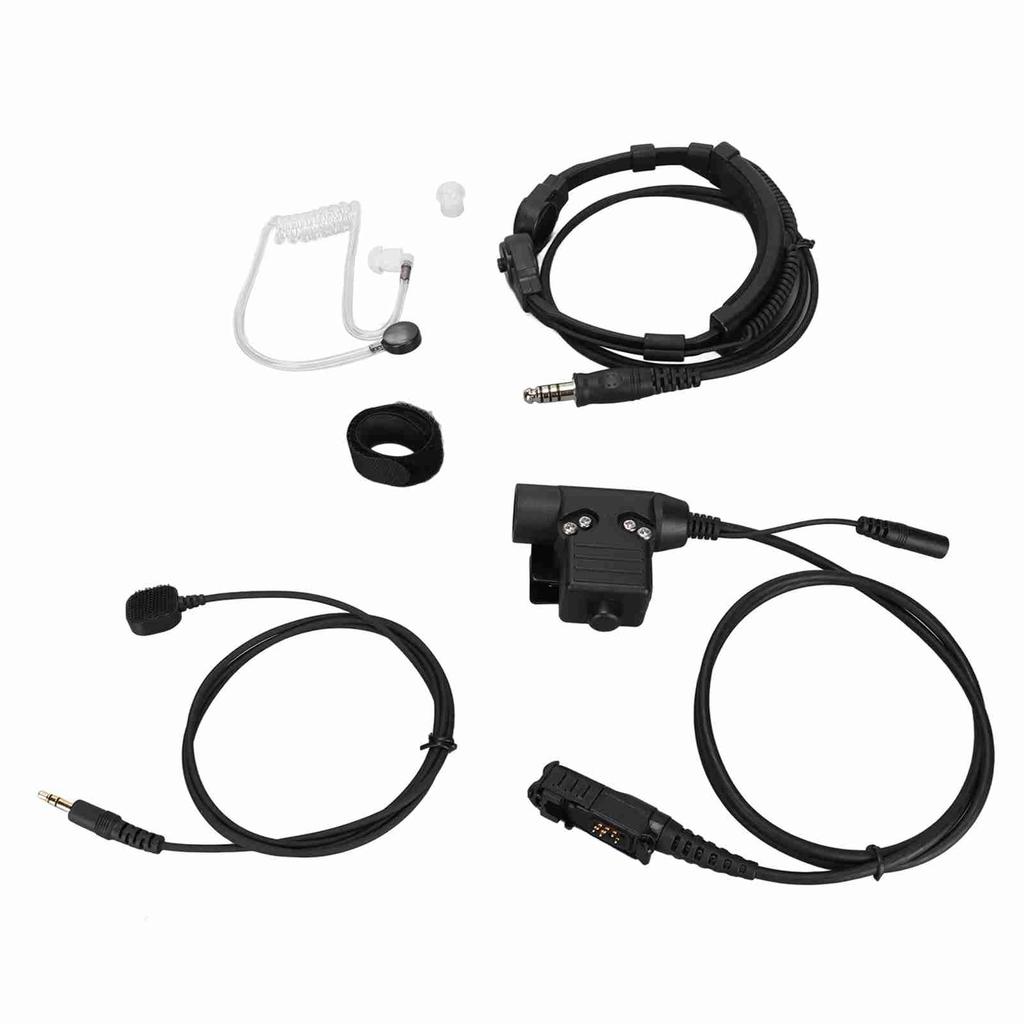 U94 PTT Headset System Adapter U94 PTT Finger Mic 7.1mm Headset for MOTOROLA XiR P6600 P6620 DP2400