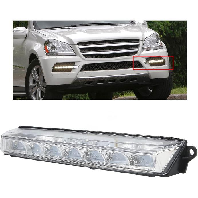 Daytime Running Lamp, Daytime Running Light Replacement for X164 GL320 GL350 GL450 GL550 20072013 (Right 1649060451)