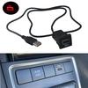 For VW Golf 6 Jetta 5 MK5 Scirocco 2006-2012 USB Input Adapter Audio Radio U-disk Flash Socket Interface Cable Radio Accessories 4
