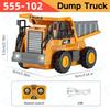 1:64 Mini Remote Control Dump Truck 4WD RC Model Car Toy Professional Simulation Construction Vehicle Best Gift for Kids