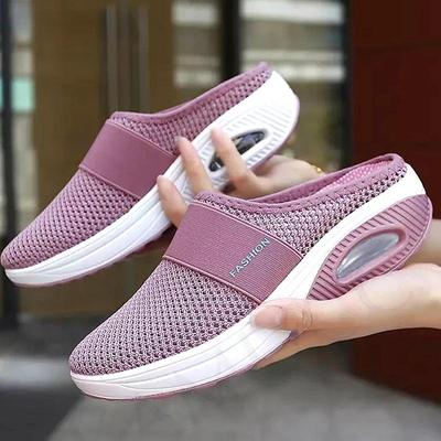 Women Sandals Fashion Wedges Platform Shoes Female Slides Slippers Breathable  Mesh Lightweight Ladies Footwear