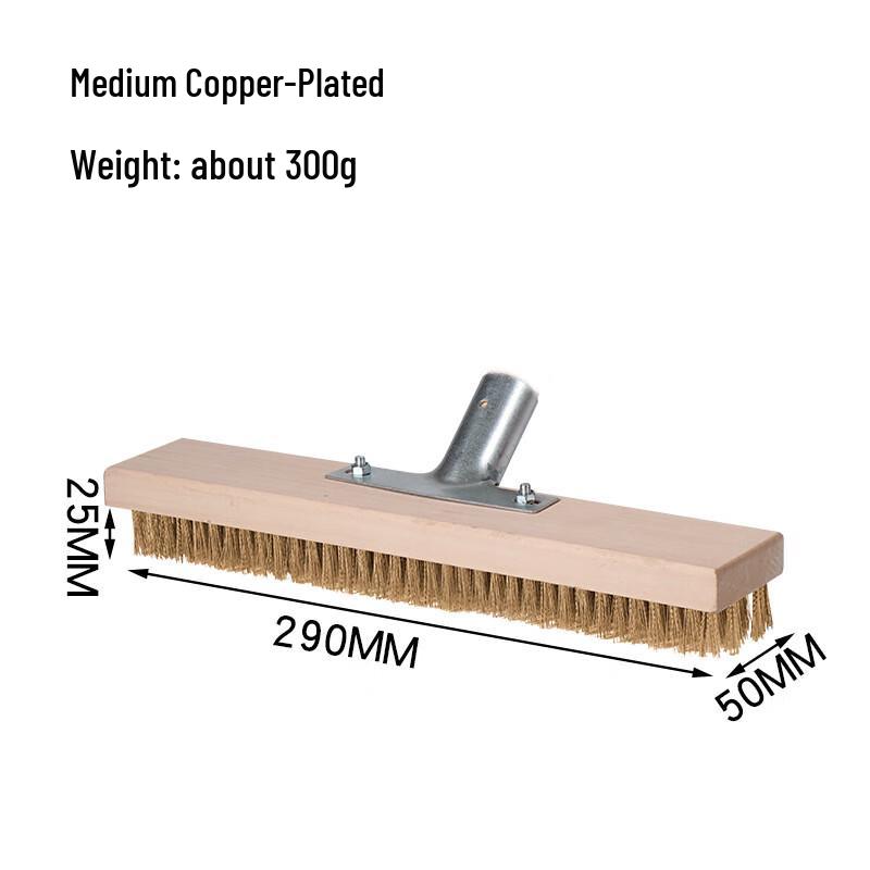 

WEDO Long Handle Copper Plated Floor Cleaning Brush for Moss CN plug (adapter included)