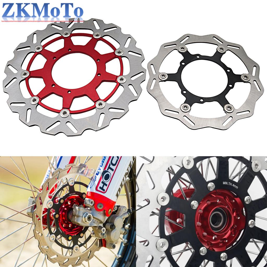 Motorcycle 260mm 320mm Front Floating Brake Disc Rotor Disk For Honda CR 125 250 2002-2007 CRF250R CRF450R 2004-2022 250X 450X