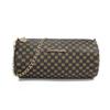 Summer new trend women's bags cylindrical messenger bags embroidered rhombus chain bags