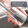 Milk Bottle Brush, Rubber  ,   Handle, Cleaning Brush for Insulated Bottles, Can