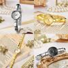 Kayequan Bamboo Bead Bracelet Watch For Women Quartz Movement Fashion Casual Jewelry