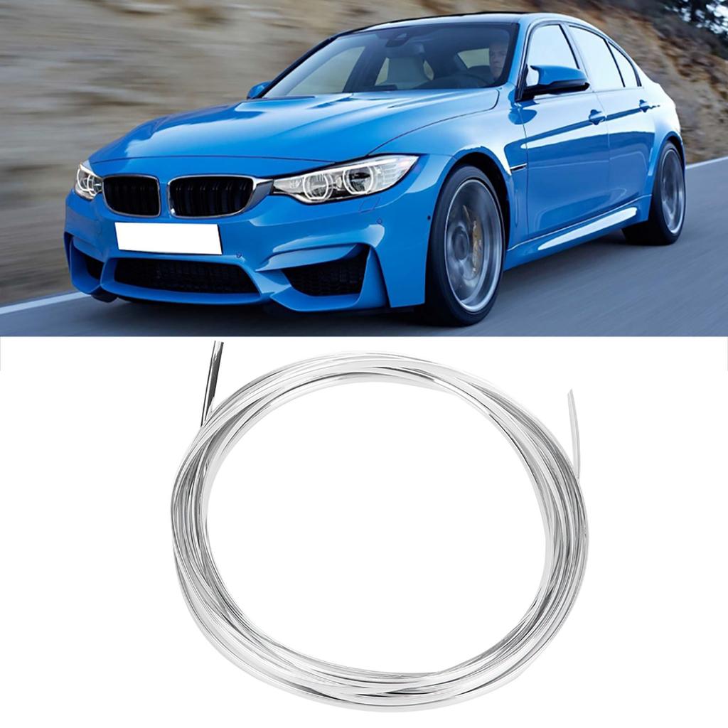 6 Meter Chrome Moulding Decorative Trim Strip Car Door Boot Edge Scratch Guard Protector Cover