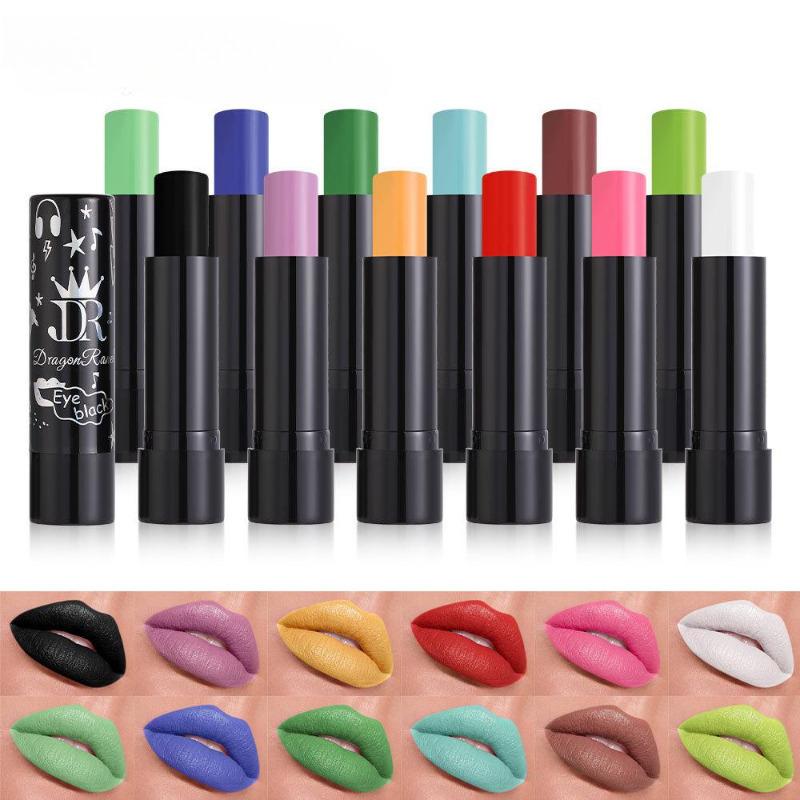 Halloween Matte Mist Lippenstift Wasserdicht Crayon Nude Feuchtigkeitsspendende Lippenbalsam Gesichtsfarbe Bühne Make-Up-Tool Kosmetik