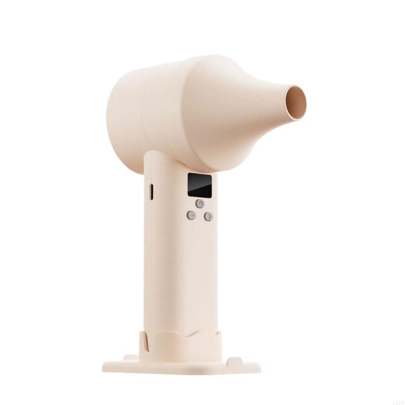Travel Hand Fan with Powerful Airflows 1-100 High Speed Rechargeable Air Blower