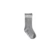 0-4 Y Children's Fun Retro Autumn and Winter Girl Baby Socks, Parallel Stripes Boys' Trendy Sports Socks, Pure Color Non-slip