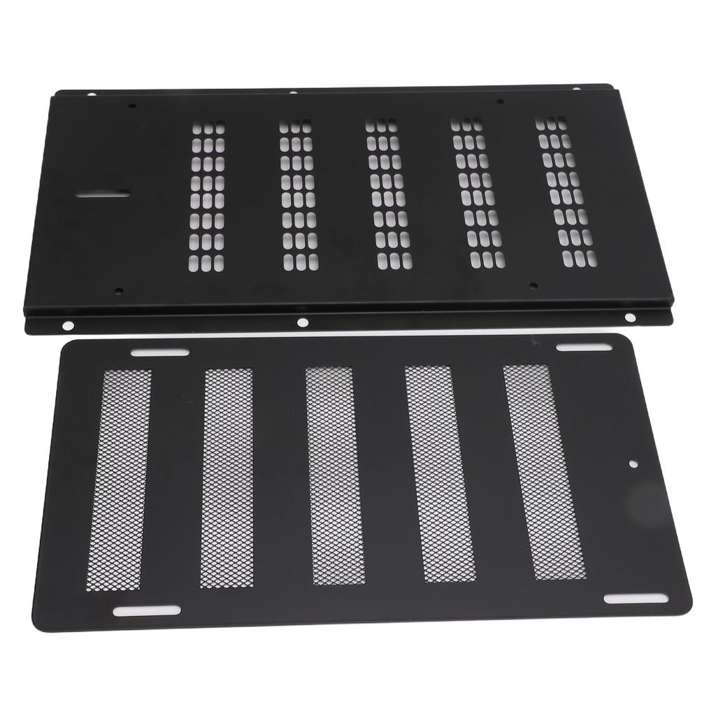 16x9in Crawl Space Vent Cover   With Damper Screen Heavy Duty Metal   Vent Grille Cover For RV Trailer Yacht Garage