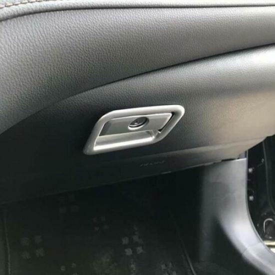 Cover Trim Matte Silver Co-Pilot Storage Box Handle 2018- For Toyota Camry