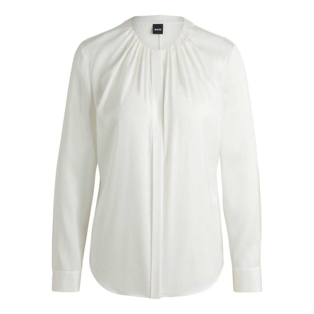 Boss Womens/Ladies Silk Regular Long-Sleeved Blouse