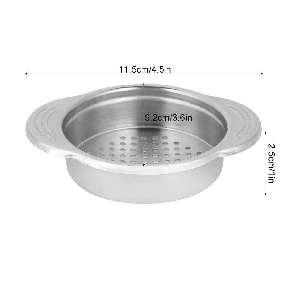 

1 шт. Универсальный дуршлаг для консервов из нержавеющей стали, дуршлаг для консервов для овощей, фруктов, тунца серебряный