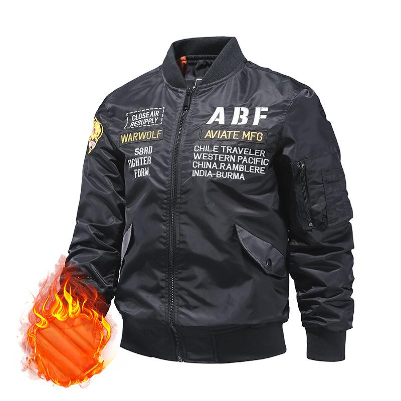 Куртка весна/осень куртка-бомбер бейсбольная форма большой — фото 4